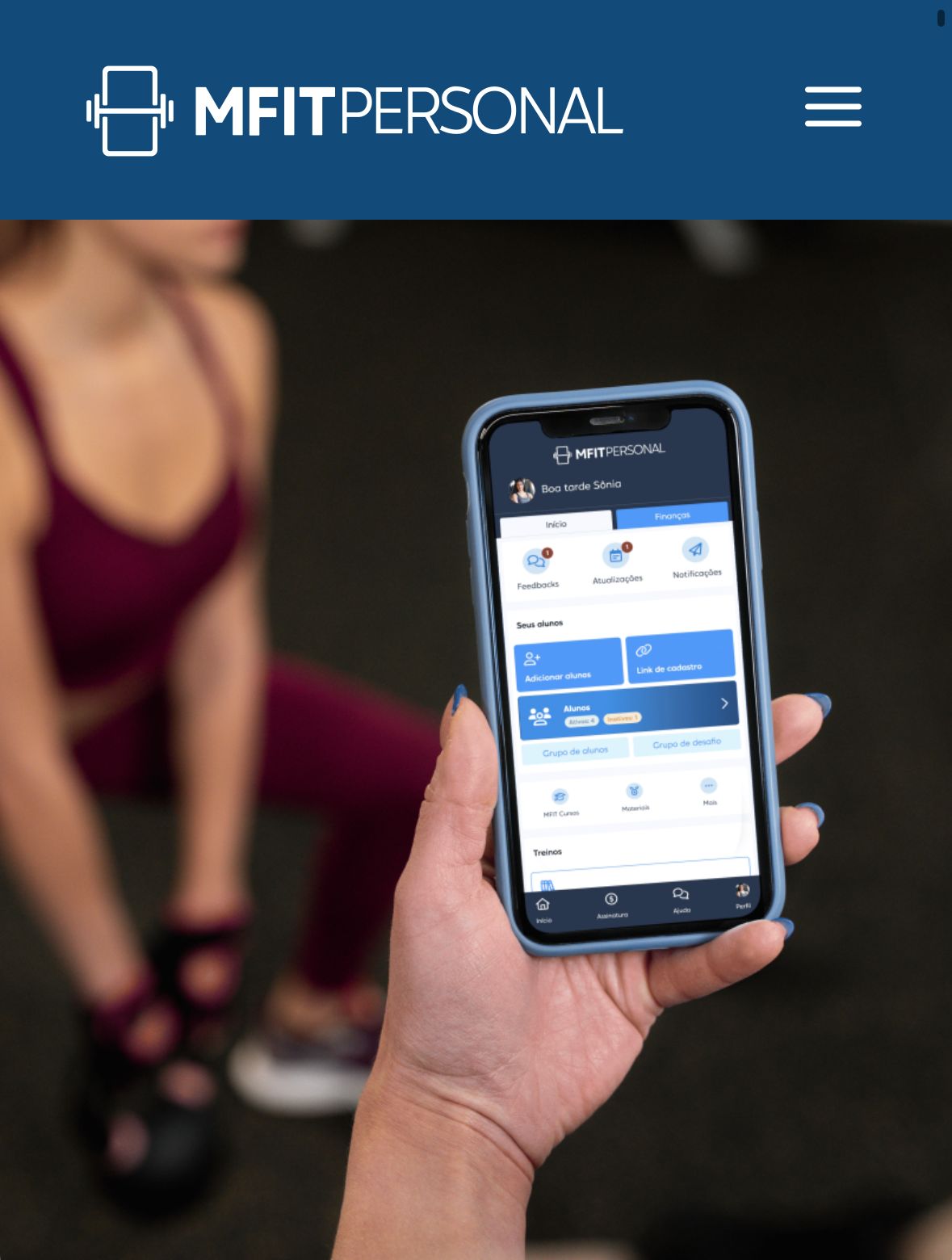Lista de exercícios no app